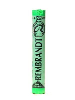 Rembrandt Soft Round Pastels, Phthalo Green No 675.5, 4/Pack (33101-Pk4)