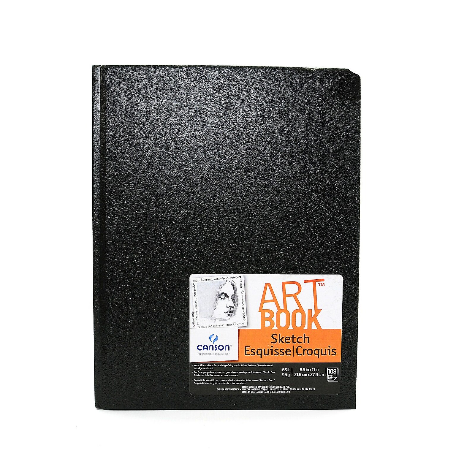 Canson Basic Sketch Book 8 1/2 In. X 11 In. [Pack Of 2]