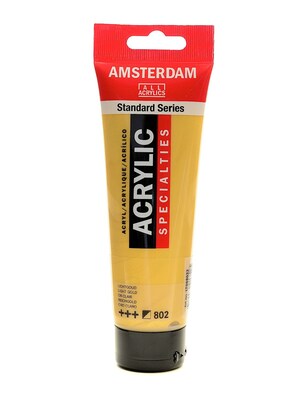 Amsterdam Standard Series Light Gold Acrylic Paint, 120Ml, 3/Pack (30557-Pk3)