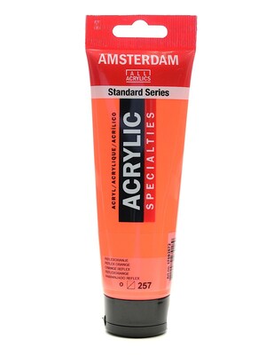 Amsterdam Standard Series Acrylic Paint Reflex Orange 120 Ml Pack Of 3 (36858-Pk3)