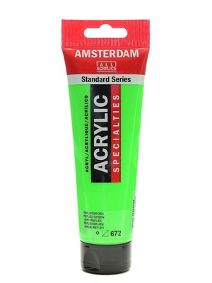 Amsterdam Standard Series Acrylic Paint, Reflex Green, 120Ml, 3/Pack (36860-Pk3)
