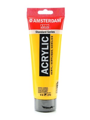 Amsterdam Standard Series Acrylic Paint Azo Yellow Deep 250 Ml Pack Of 2 (71113-Pk2)