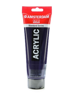 Amsterdam Standard Series Acrylic Paint Permanent Blue Violet 250 Ml [Pack Of 2]