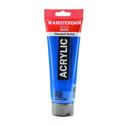 Amsterdam Standard Series Acrylic Paint Primary Cyan 250 Ml [Pack Of 2]