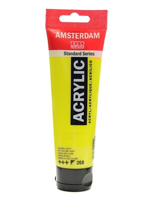 Amsterdam Standard Series Acrylic Paint Azo Yellow Light 120 Ml Pack Of 3 (85145-Pk3)