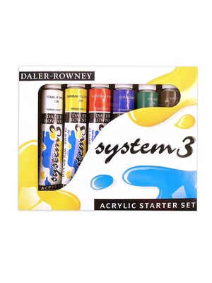 Daler-Rowney System 3-Acrylic Paint Sets, Starter (22352)