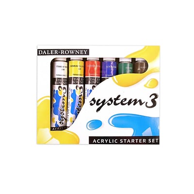 Daler-Rowney System 3-Acrylic Paint Sets, Starter (22352)