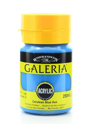 Winsor And Newton Galeria Flow Formula Acrylic Colors Cerulean Blue Hue 250 Ml 138 2Pk (62817-Pk2)