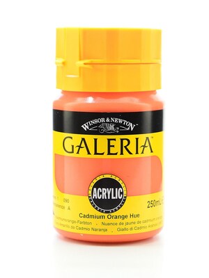 Winsor & Newton Galeria Flow Formula Acrylic Colors, Cadmium Orange Hue No 90, 250Ml, 2Pk (65710Pk2)