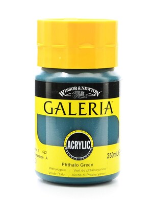 Winsor And Newton Galeria Flow Formula Acrylic Colours, Phthalo Green No 522, 250Ml, 2Pk (79382-Pk2)