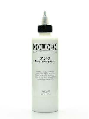 Golden Gac 900 Acrylic Heat-Set Fabric Medium 8 Oz.