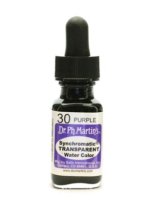 Dr. Ph. Martins Synchromatic Transparent Watercolors, 1/2Oz, Purple, 3/Pack (33070-Pk3)