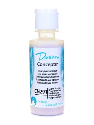 Duncan Concepts Underglaze Light Purple Cn291 2 Oz. Pack Of 4 (33803-Pk4)