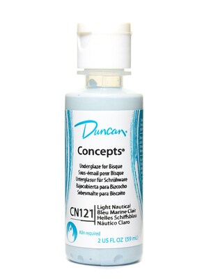 Duncan Concepts Underglaze, Light Nautical Cn121, 2Oz, 4/Pack (69262-Pk4)
