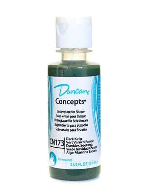 Duncan Concepts Underglaze, Dark Kelp Cn173, 2Oz, 4/Pack (69940-Pk4)