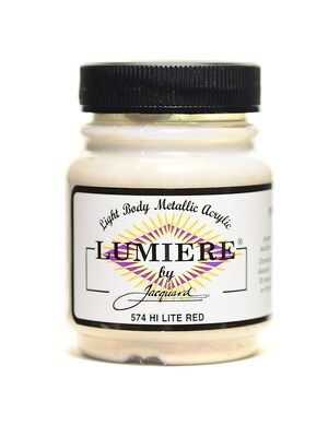 Jacquard Lumiere Artist Acrylics, Hi-Lite Red, 3/Pack (45625-Pk3)