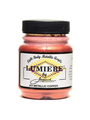 Jacquard Lumiere Artist Acrylics, Super Copper, 3/Pack (67537-Pk3)