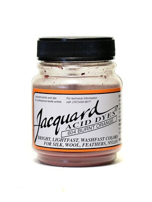 Jacquard Acid Dyes, Burnt Orange, 4/Pack (13438-Pk4)