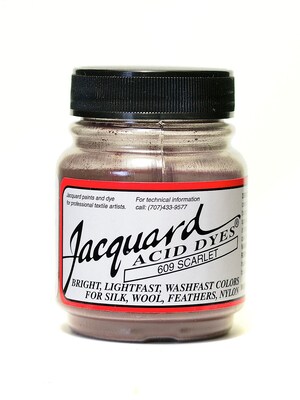 Jacquard Acid Dyes, Scarlet, 4/Pack (58487-Pk4)
