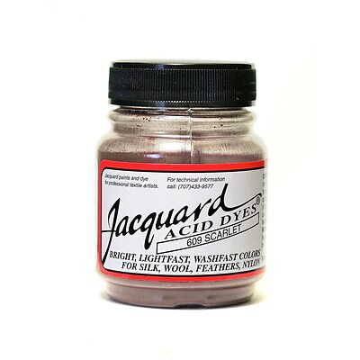 Jacquard Acid Dyes, Scarlet, 4/Pack (58487-Pk4)