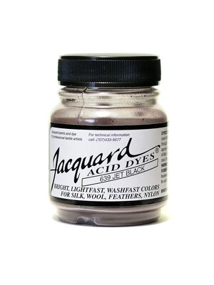 Jacquard Acid Dyes, Jet Black, 4/Pack (65320-Pk4)