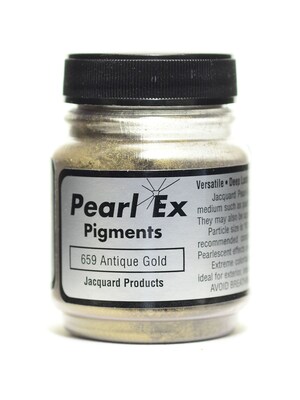 Jacquard Pearl Ex Powdered Pigments Antique Gold 0.75 Oz. [Pack Of 3]
