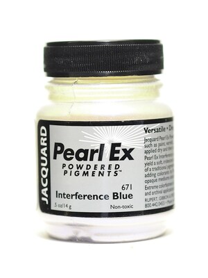 Jacquard Pearl Ex Powdered Pigments Interference Blue 0.50 Oz. [Pack Of 3]