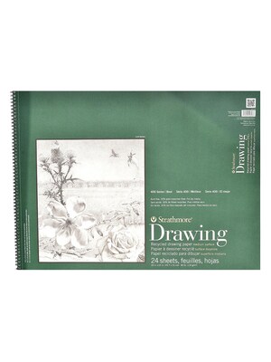 Strathmore Series 400 Premium Recycled Drawing Pads 18 In. X 24 In. [Pack Of 2]