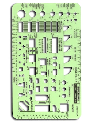 Rapidesign Architectural And Contractors Templates Abc Architectural 1/8 In. = 1 Ft.