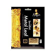 Mona Lisa Metal Leaf Imitation Gold, 25 Sheets/Pad, Pack of 2 (54795-PK2)
