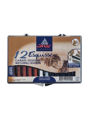 Conte Crayon Sets, Classic Set Of 12 (60095)