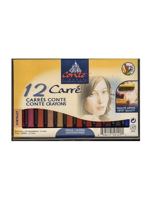 Conte Crayon Sets Portrait Set Of 12