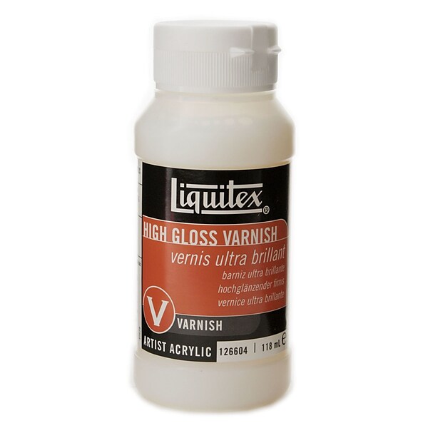 Liquitex Rigid Surface Varnish, Gloss, 4Oz, 2/Pack (60964-Pk2)
