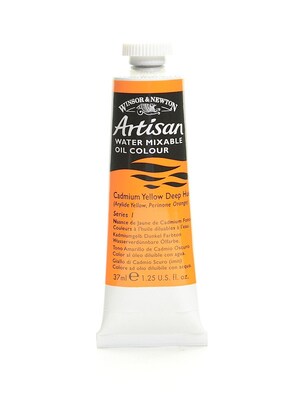 Winsor And Newton Artisan Water Mixable Oil Colours Cadmium Yellow Deep Hue 37 Ml 115 [Pack Of 3]