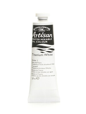 Winsor  And  Newton Artisan Water Mixable Oil Colours Titanium White 37 Ml 644 [Pack Of 3]
