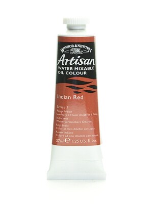 Winsor  And  Newton Artisan Water Mixable Oil Colours Indian Red 37 Ml 317 [Pack Of 3]