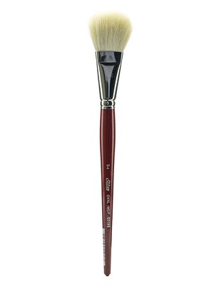 Silver Brush White Round/Oval Mop Brushes 1 Oval Mop (13364)