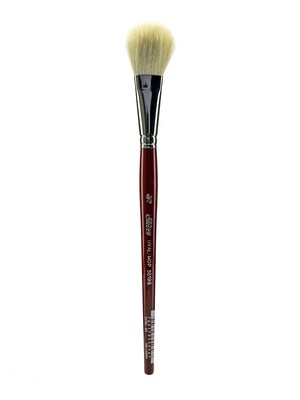 Silver Brush White Round/Oval Mop Brushes, 3/4 (41506)