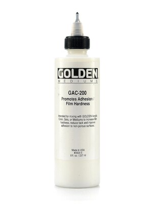 Golden Gac 200 Acrylic Paint Paint Medium 8 Oz.