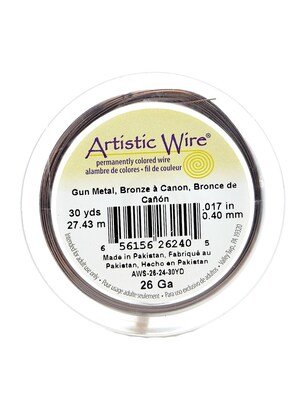 Artistic Wire 62354-Pk4 Spools 30Yd, Antique Brass, 26-Gauge, 4/Pack