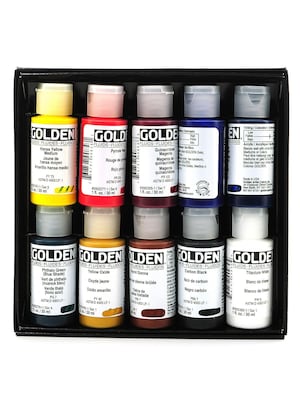 Golden Principal 10 Fluid Acrylic Set, 10/Set (81496)