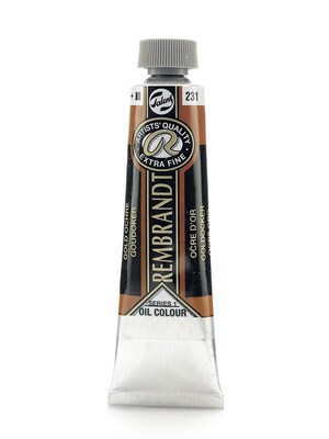 Rembrandt Artists Oil Colors Gold Ochre 40 Ml 231
