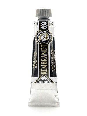 Rembrandt Artists Oil Colors Mixed White 40 Ml 103