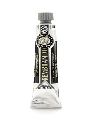 Rembrandt Artists Oil Colors Transparent White 40 Ml 119