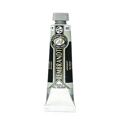 Rembrandt Artists Oil Colors Silver 40 Ml 800