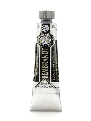 Rembrandt Artists Oil Colors Titanium White (Linseed) 40 Ml 118