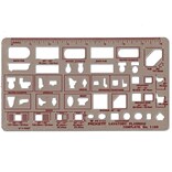 Pickett Plumbing Drafting Templates Lavatory Planning 1/4 In. = 1 Ft.
