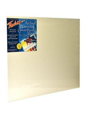 Fredrix Archival Watercolor Canvas Board 16 In. X 20 In. Each [Pack Of 2]