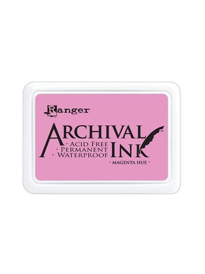 Ranger Archival Ink Magenta Hue 2 1/2 In. X 3 3/4 In. Pad [Pack Of 3]