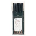 Faber-Castell Pitt Artist Pen Wallet Sets sepia set of 4